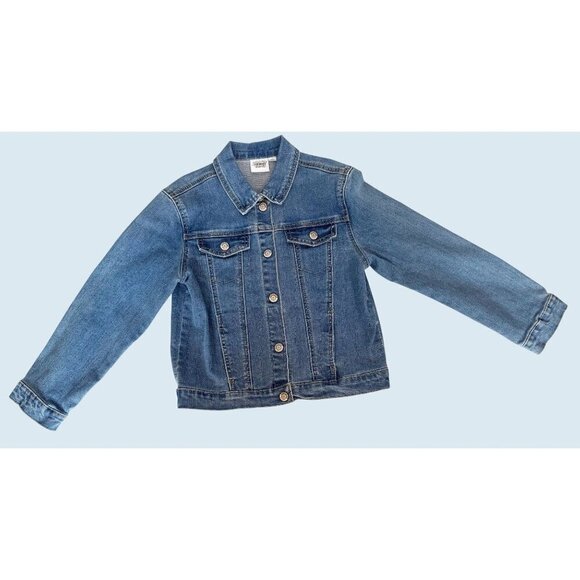 LOONEY TUNES Kids Youth Denim Jean Jacket Coat Size Large - Picture 2 of 6